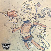 MOON GOON pencil artwork - Thumbnail 2