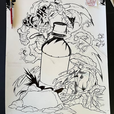 World of warcraft mountain dew ink artwork - Thumbnail 2
