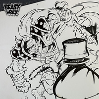 WORLD OF WARCRAFT MOUNTAIN DEW ink artwork - Thumbnail 1