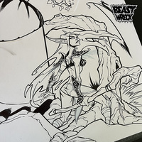 WORLD OF WARCRAFT MOUNTAIN DEW ink artwork - Thumbnail 2