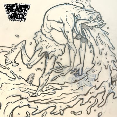 Puke boy pencil artwork - Thumbnail 4