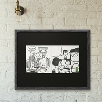 Diptych Drawing by Judas Arrieta "Hey, Sir!"  - Thumbnail 5