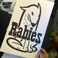 RABIES ink OR pencil artwork - Thumbnail 2