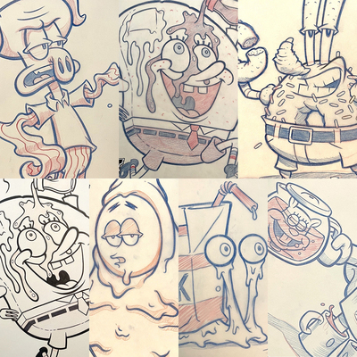 Various panbob cakepants character pencil art - Thumbnail 2