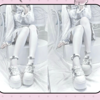 Kawaii JK Uniform Platform High Heels Shoes - Thumbnail 5