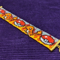Pixel Bracelet - Fiery Salamander - Thumbnail 2
