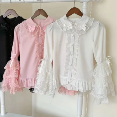 Japanese Sweet Kawaii Y2K Blouse