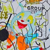 Drawing by Judas Arrieta "The Savage Group" - Thumbnail 1