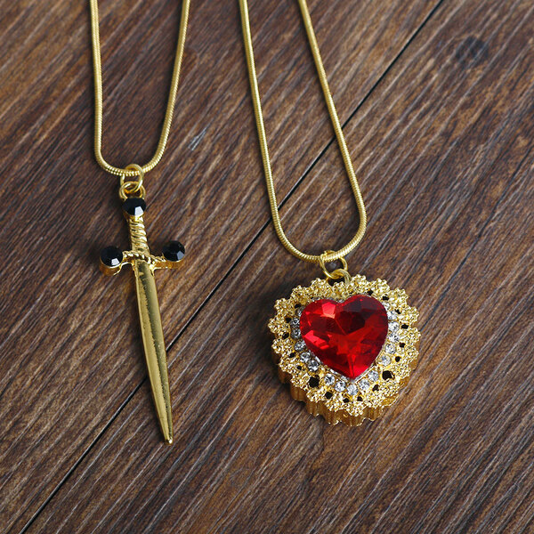 Heart Sword Necklace