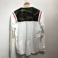 Mr. Gentleman camoflage york white shirt - Thumbnail 3