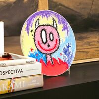 Ceramic Plate "PINK DEMON" by CELIPE PERROLOCO  - Thumbnail 5