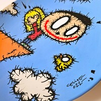 Ceramic Plate "Flying Lessons II"  by CELIPE PERROLOCO  - Thumbnail 2