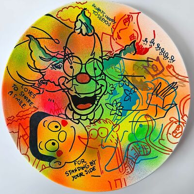 Ceramic Plate: "CRUSTY" by JUDAS ARRIETA