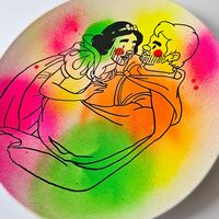 Ceramic Plate: "ZNOW WHITE" by JUDAS ARRIETA - Thumbnail 1