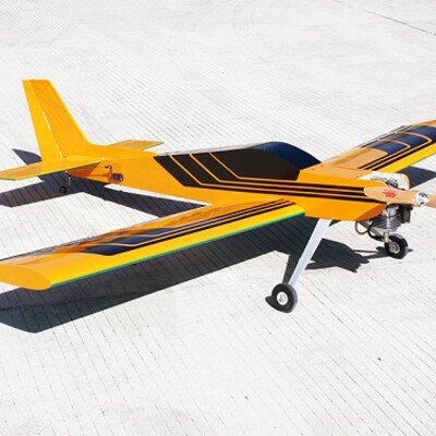 Aeromax 76in tiger arf r/c airplane kit