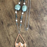 Snowy Mountain Forest Necklace  - Thumbnail 1