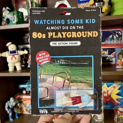 80s playground action figure