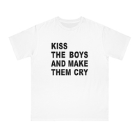 Free Shipping-KISS THE BOYS AND MAKE THEM CRY TEE - Thumbnail 1