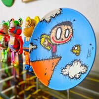 Ceramic Plate "Flying Lessons II"  by CELIPE PERROLOCO  - Thumbnail 4