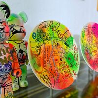 Ceramic Plate: "NEVERENDING NIGHTS" by JUDAS ARRIETA - Thumbnail 5