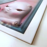 Set Ceramic Tile "Looking at the World: Two Curious Creatures" by Clementine Bal - Thumbnail 6