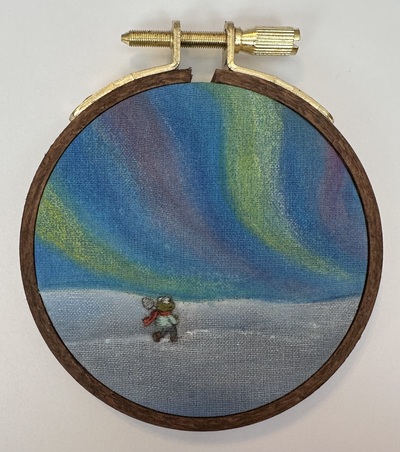 Kermy under the Northern Lights