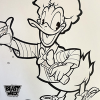 RONALD MCDONALD DUCK ink art - Thumbnail 2