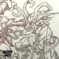 SANTA VS KRAMPUS '22 FINAL PENCIL or ROUGH art - Thumbnail 5