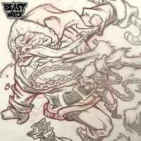 SANTA VS KRAMPUS '22 FINAL PENCIL or ROUGH art - Thumbnail 4