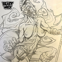 SHE-SPARTAN pencil artwork - Thumbnail 2