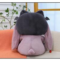 Purple Devil Cartoon Plush Toy - Thumbnail 6