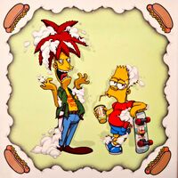 Set Ceramic Tile "Deconstructed Springfield Universe" by Dhani Barragan  - Thumbnail 3