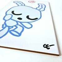 Set Ceramic Tile "Pink & Blue Bunny" Art by Celipe Perroloco - Thumbnail 5
