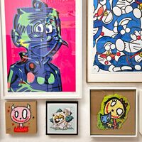 Ceramic Tile "Deconstructed Bob the Clown" Art by Dhani Barragan  - Thumbnail 4