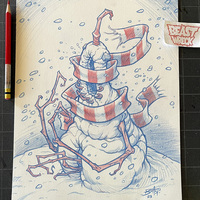 SNOWMONSTER 2023 pencil artwork - Thumbnail 1