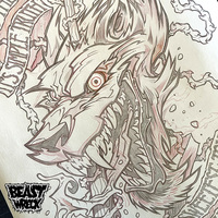 SWEETEST TONGUE/SHARPEST TOOTH pencil art (2 OPTIONS) - Thumbnail 3