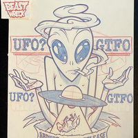 UFO? GTFO! pencil art (2 OPTIONS) - Thumbnail 2