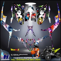 Yamaha Raptor 700 700R graphics kit 2013 2014 2017 to 2025 decals stickers atv