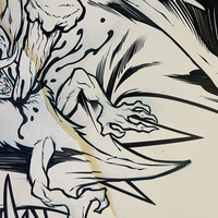 VAMPIRE BAT: STAKED! inked artwork - Thumbnail 2