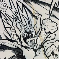 VAMPIRE BAT: STAKED! inked artwork - Thumbnail 3