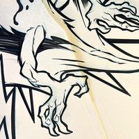 VAMPIRE BAT: STAKED! inked artwork - Thumbnail 4