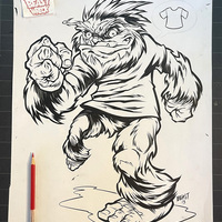 YEHTEE MASCOT ink art - Thumbnail 1