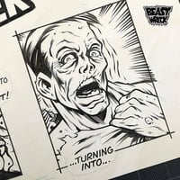 ZOMBIE CAGE FIGHTER Comic Cover Variant ink artwork - Thumbnail 5