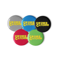 Crumb Catcher set of pin buttons - Thumbnail 1