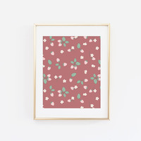 Strawberry Pattern Print - Thumbnail 1
