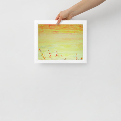 Framed canvas - expectancy