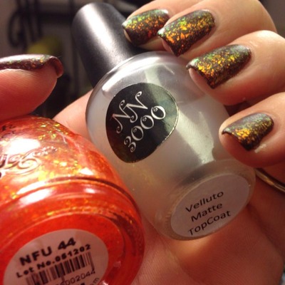 Velutto matte top coat black cap 15ml 