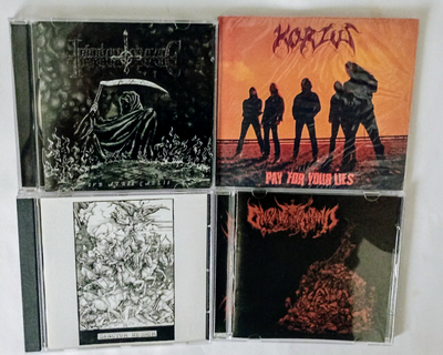 INFINITUM OBSCURE, KORZUS, LITURGIA , ONSLAUGHT KOMMAND Cds