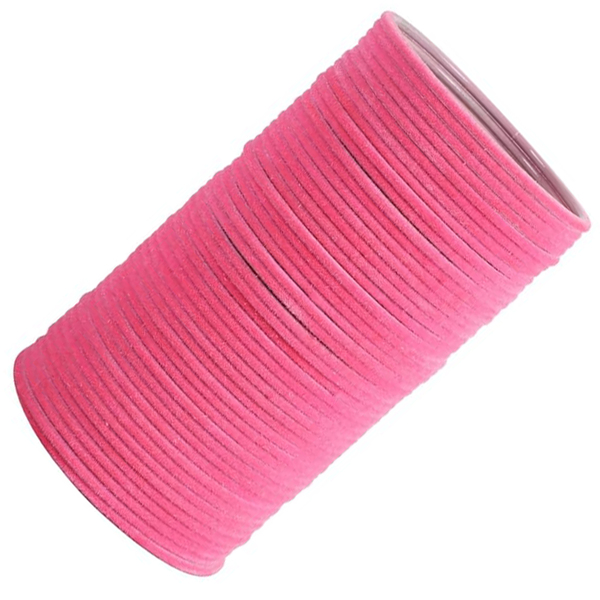 Handmade Pink Color Velvet Bangle bracelet Size 2.4, 2.6, 2.8, 36 Bangles Set -Designer Metal Bangles -Bridal Wedding Free Shipping