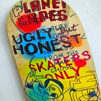 Art Skateboard by Judas Arrieta "UGLY BUT HONEST"  - Thumbnail 2